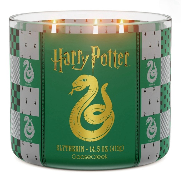 Goose Creek Other - Harry Potter Slytherin 3-Wick Candle by Goose Creek 14.5 oz NEW